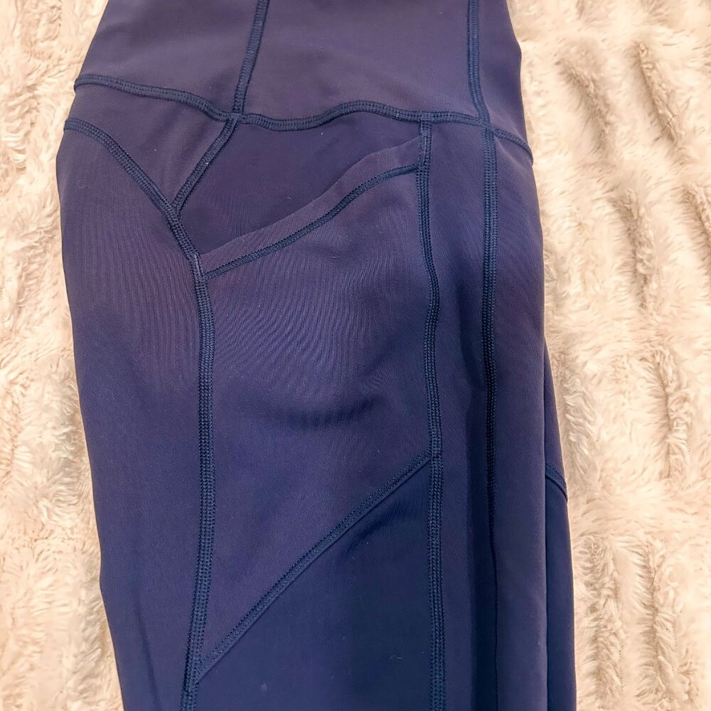 Lululemon Navy Blue Women's Pant Leggings Size 6 - Picture 7 of 7